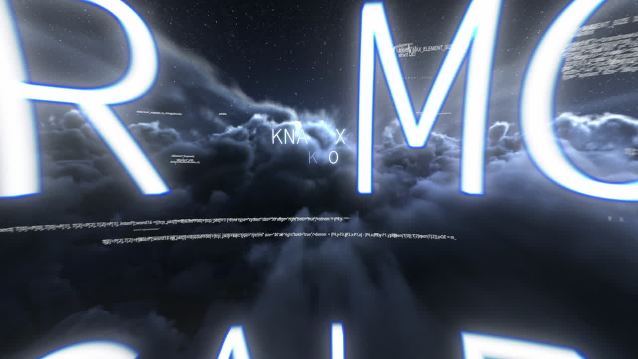 White Cyber Monday sale text appearing among clouds in stormy sky