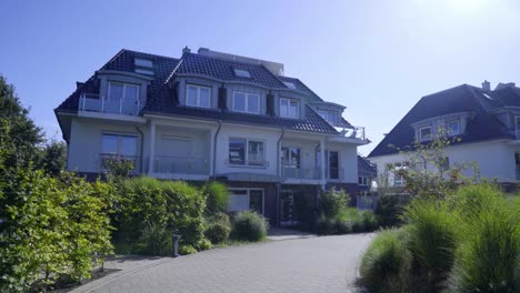 a beautiful house in the sun