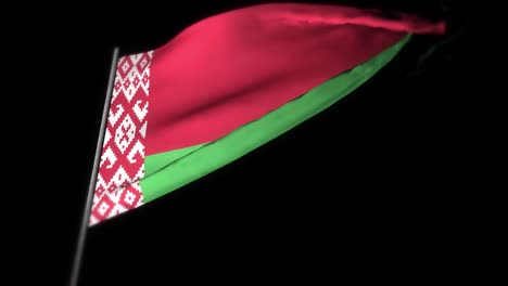 belarus flag , realistic 3d animation of waving flag. belarus flag waving in the wind. national flag of belarus. seamless loop animation. 4k high quality, 3d render