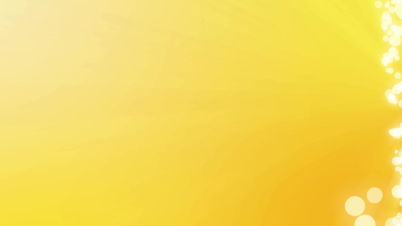 patrón de bucle de 4k repetitivo sin costuras en amarillo para el texto con borde a la derecha.