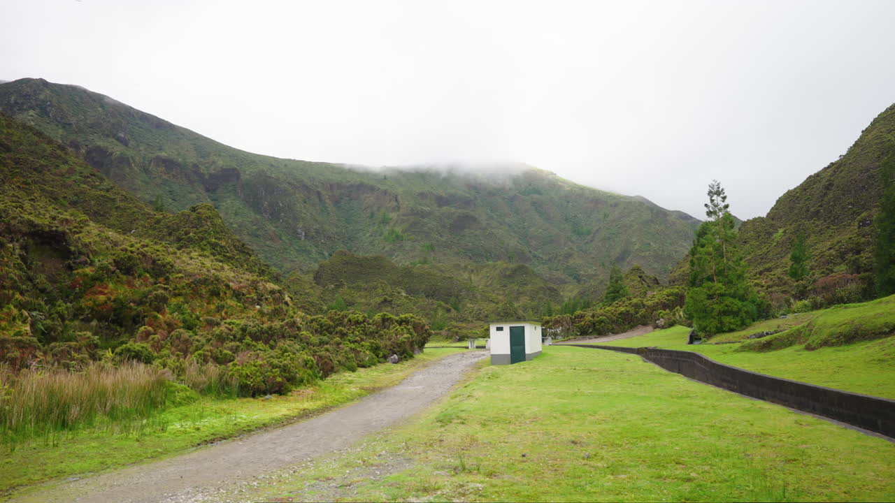 야생 자연 풍경의 넓은 전망