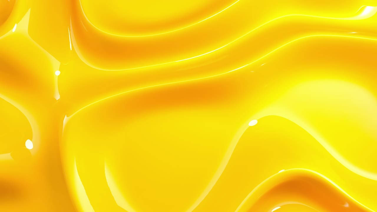 액체 추상 노란색 반이는 파란색 배경