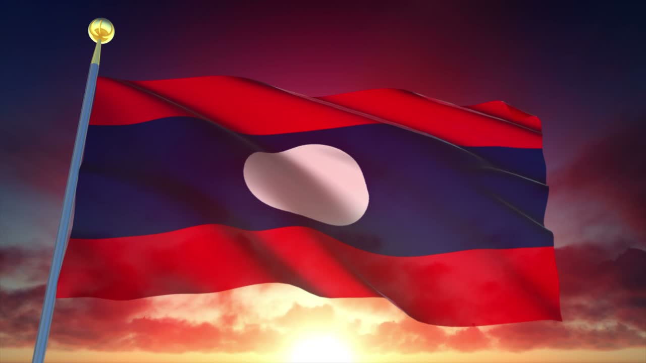 4k 고도로 상세한 라오스 발