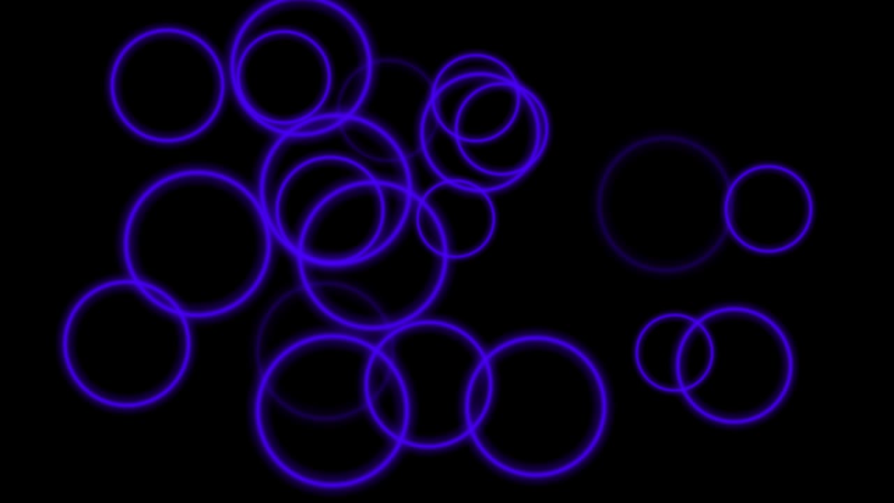 animación de partículas de forma de anillo gráficos de movimiento