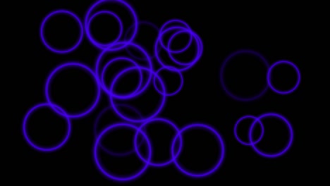 animación de partículas de forma de anillo gráficos de movimiento