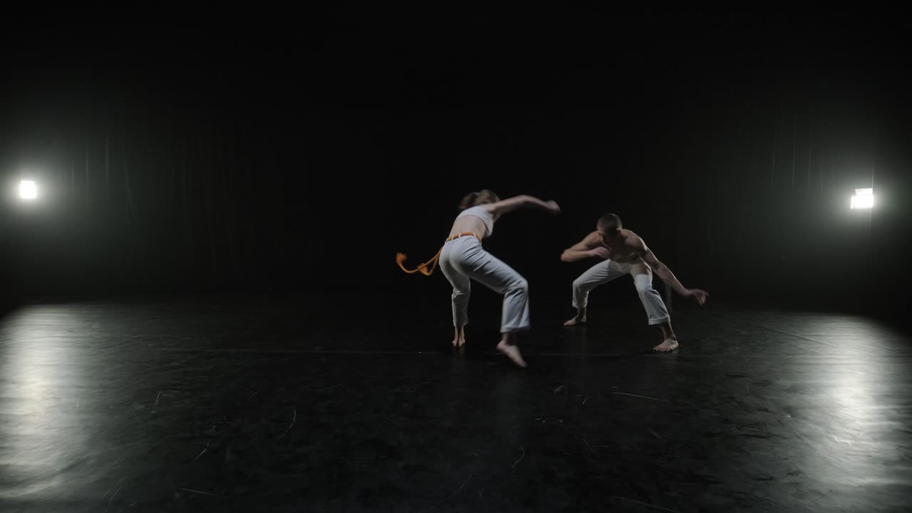 el rendimiento de la capoeira