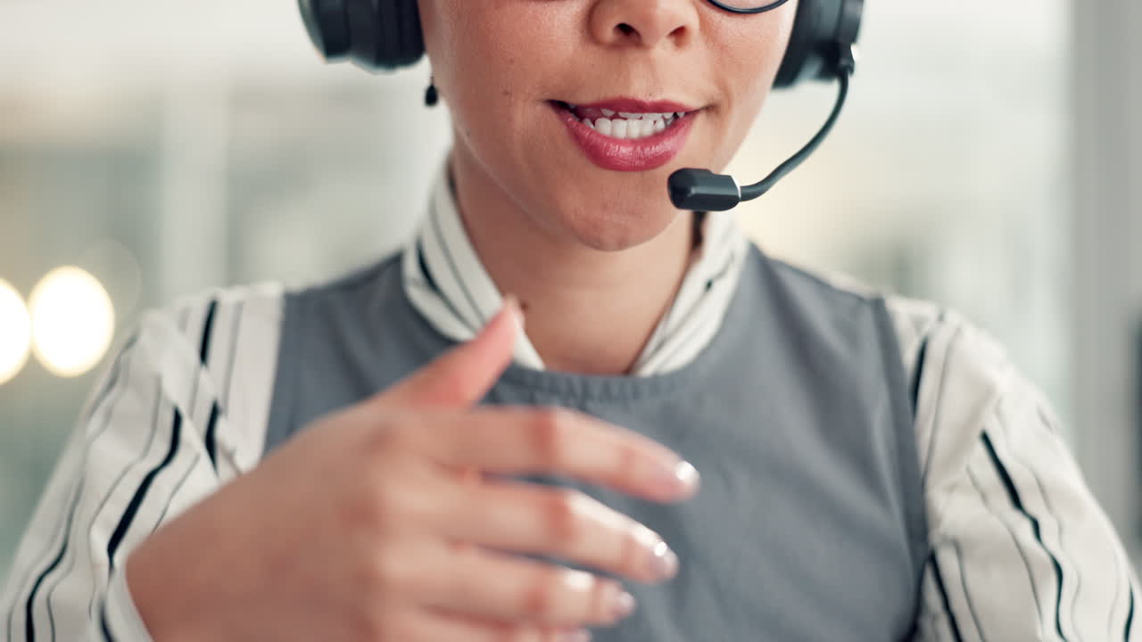 Kundeservicerepresentant med headset