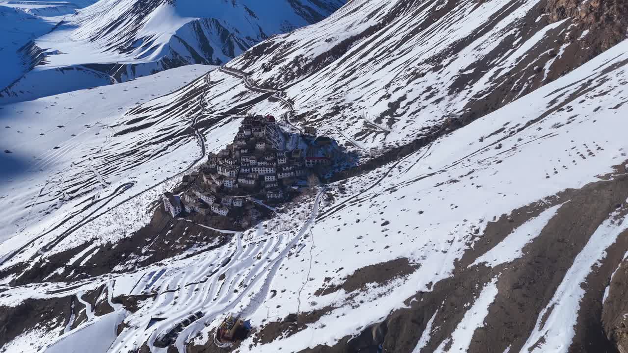 Spiti Valley Monastery in Winter