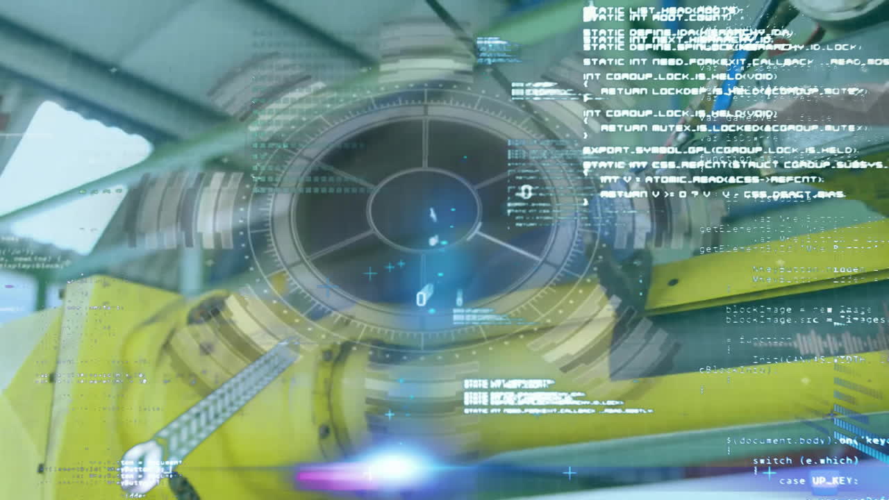 스 스캔 및 로을 통해 데이터 처리의 애니메이션