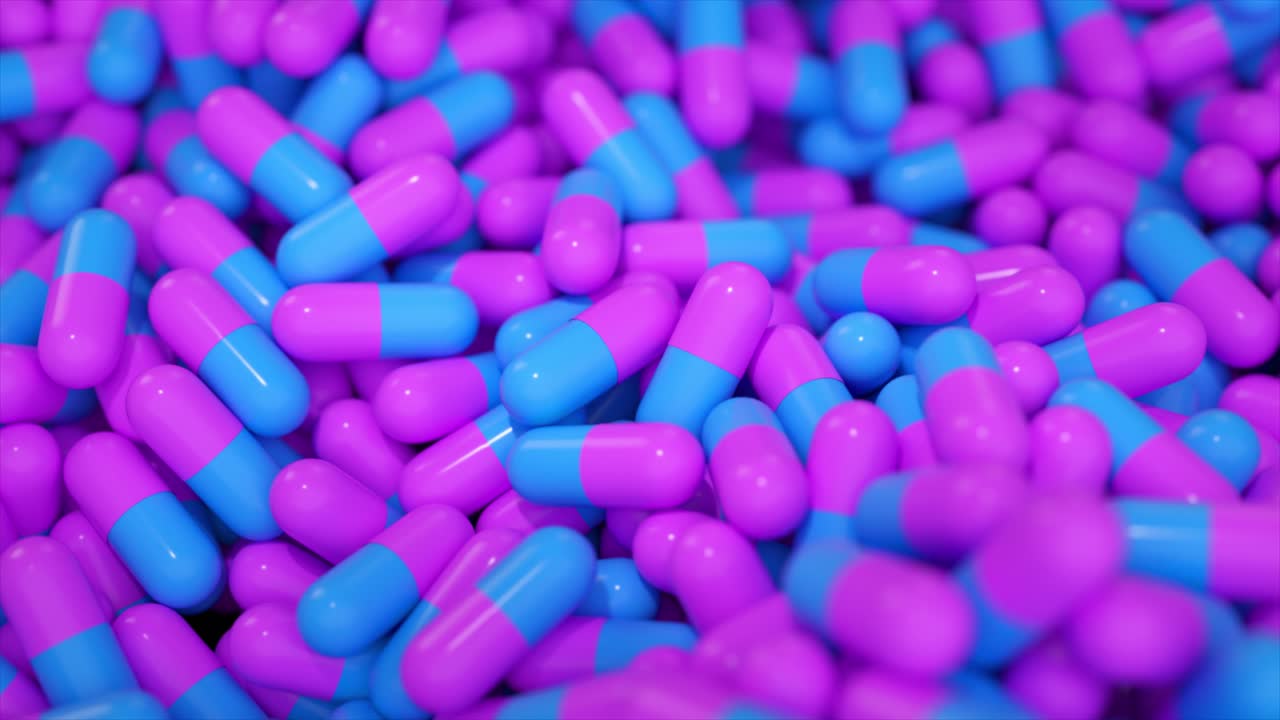 Pile of Colorful Capsules