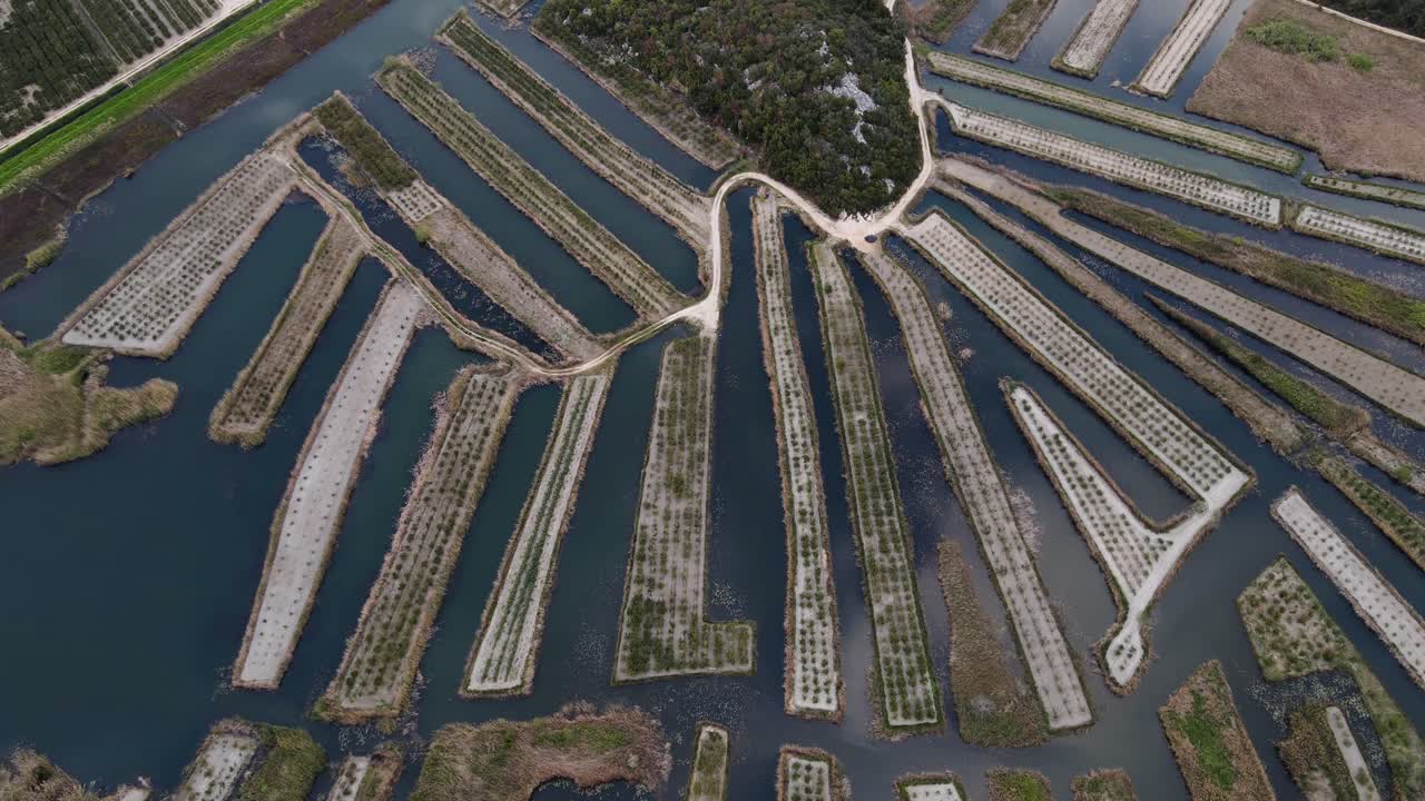 la tierra de cultivo en croacia.