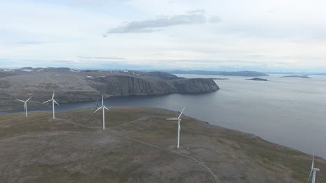 windmills for electric power production havoygavelen windmill park norway