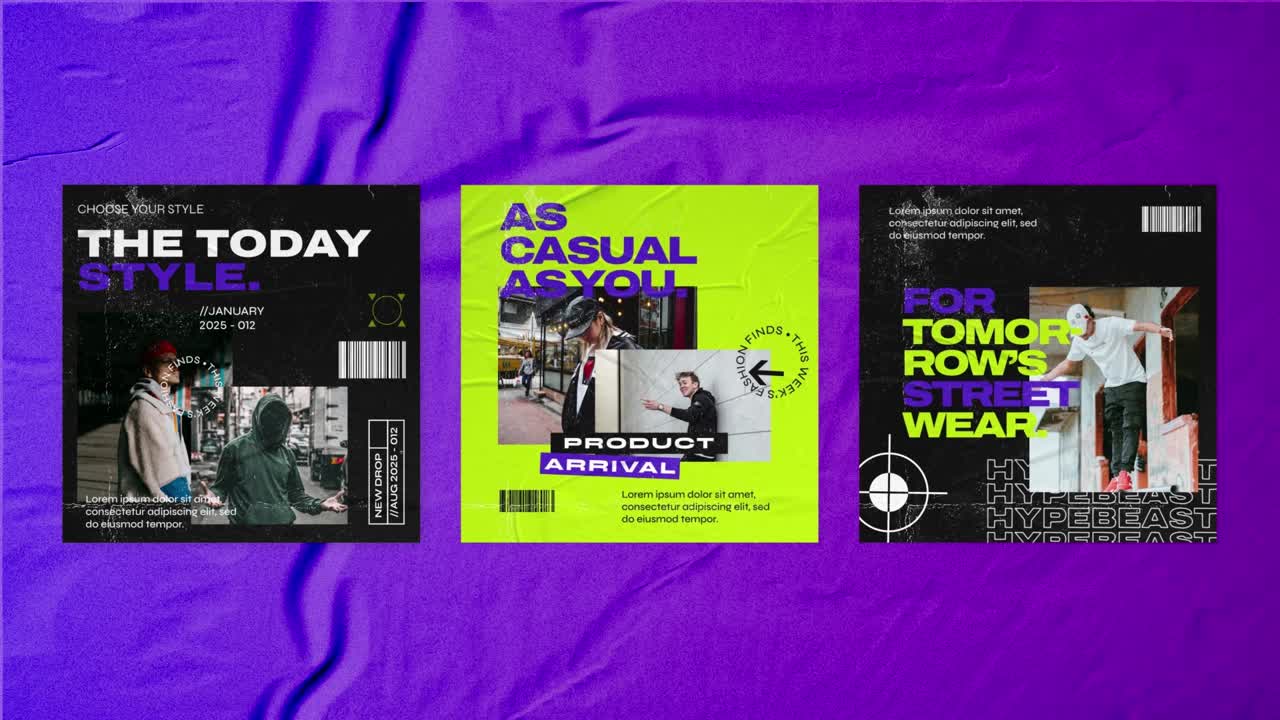 Trendy Streetwear Fashion Collection