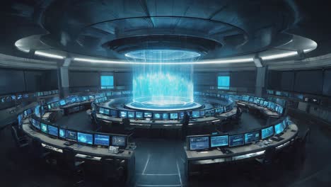Futuristic Control Room