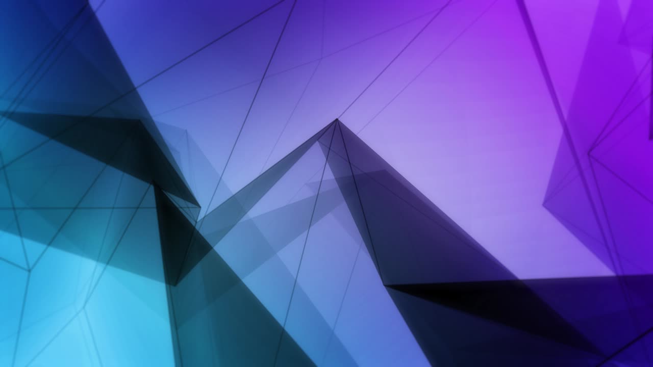 Fondo gráfico en bucle con patrón geométrico triangular