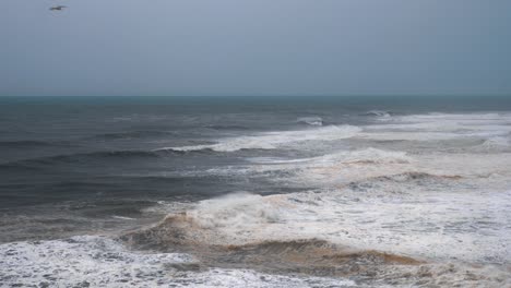 storm in the ocean