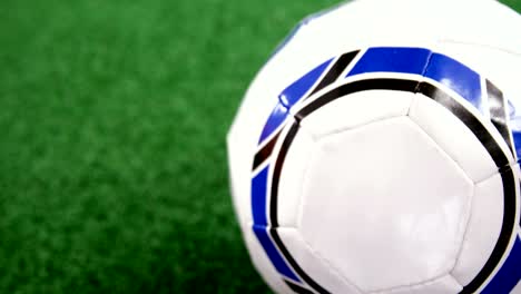 football on artificial grass 4k