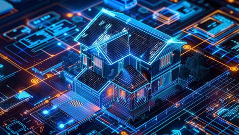 smart home technology concept