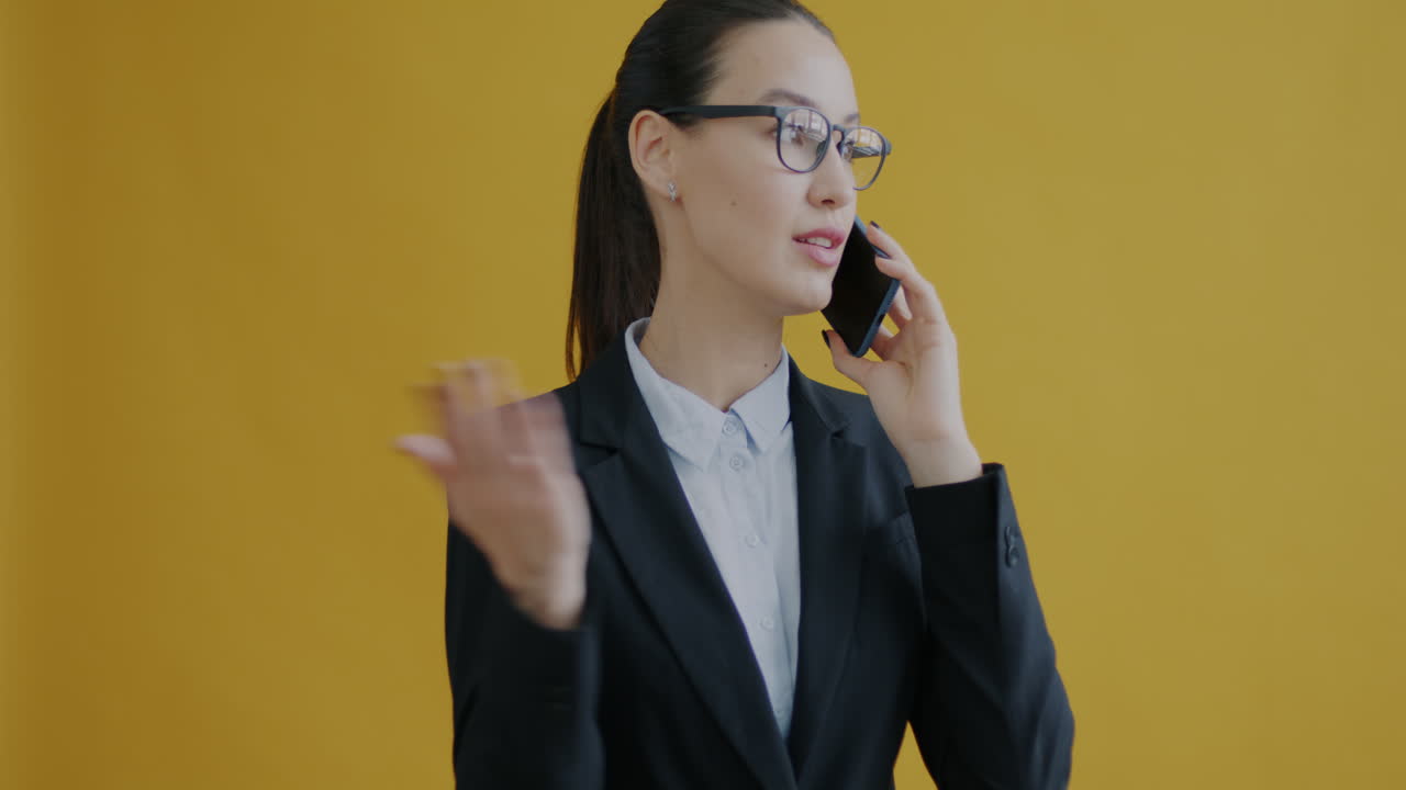 Woman on Phone, Stressed