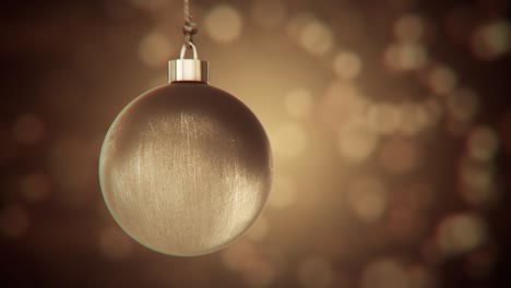 hermosas bolas de baubles animación de bucle de fondo