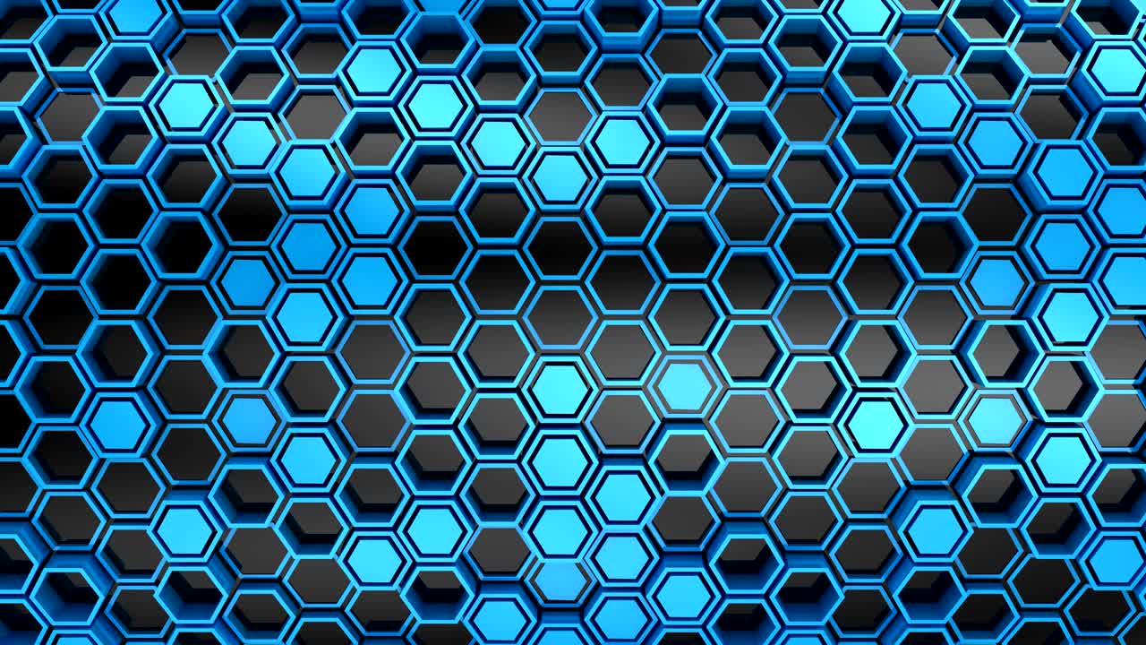 el fondo de los hexágonos