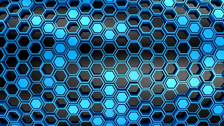 Hintergrund aus Sechsecken.