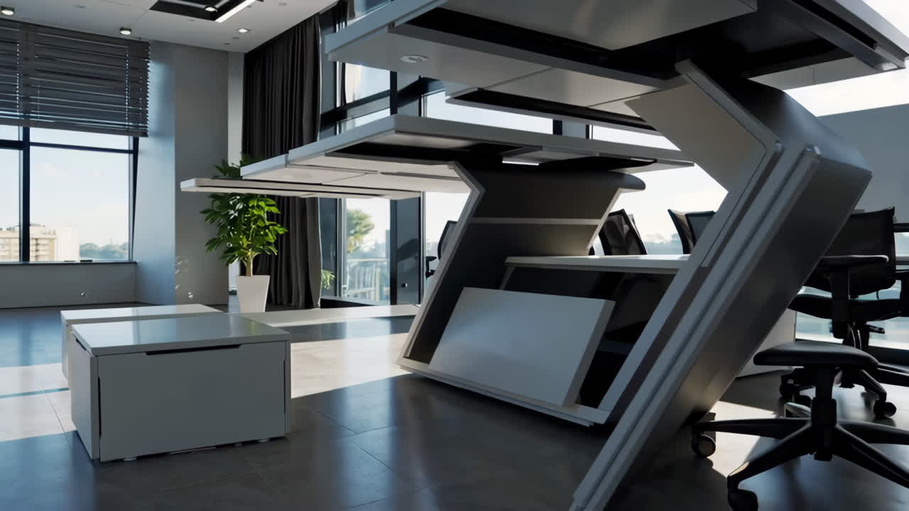 Modern Office Spaces with City Views