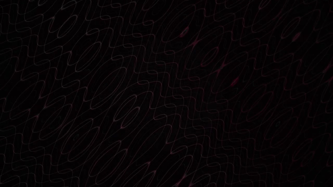 Seamless Loop of Abstract Moving Contour Lines on Dark Background