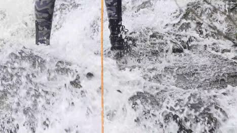 bold canyon descent: a canyoning trek through turbulent waters
