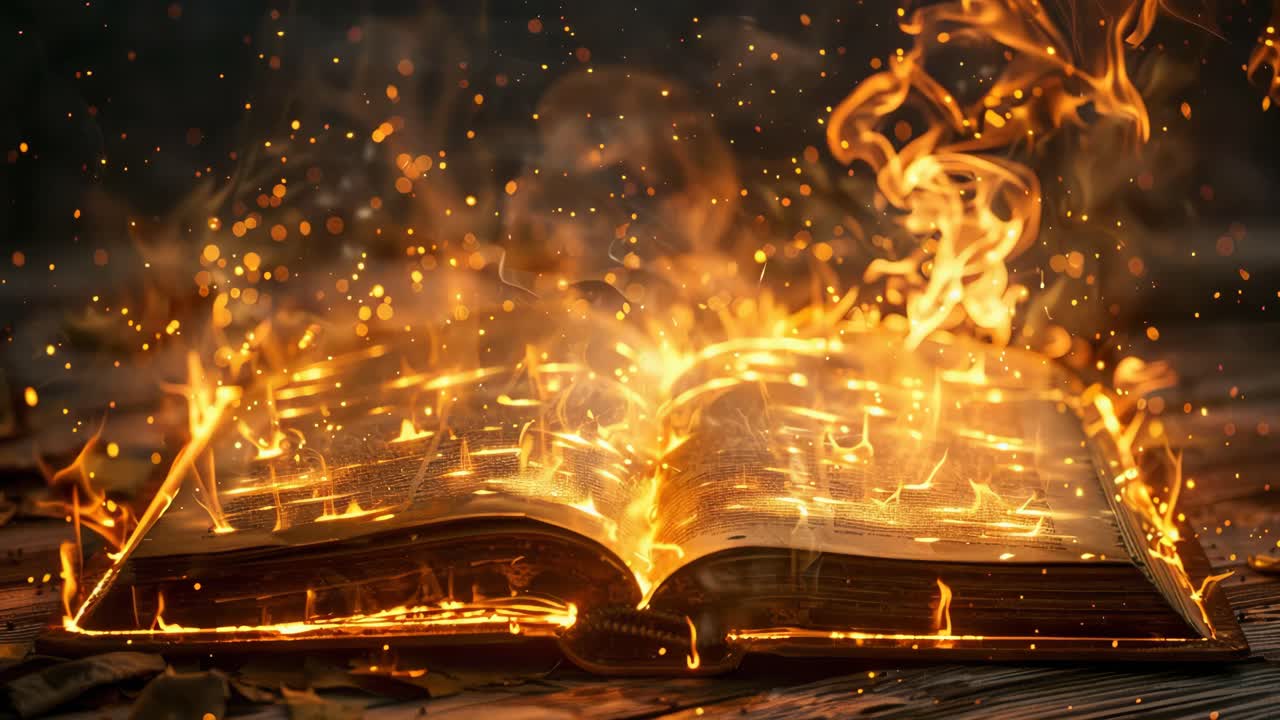 불타는 책