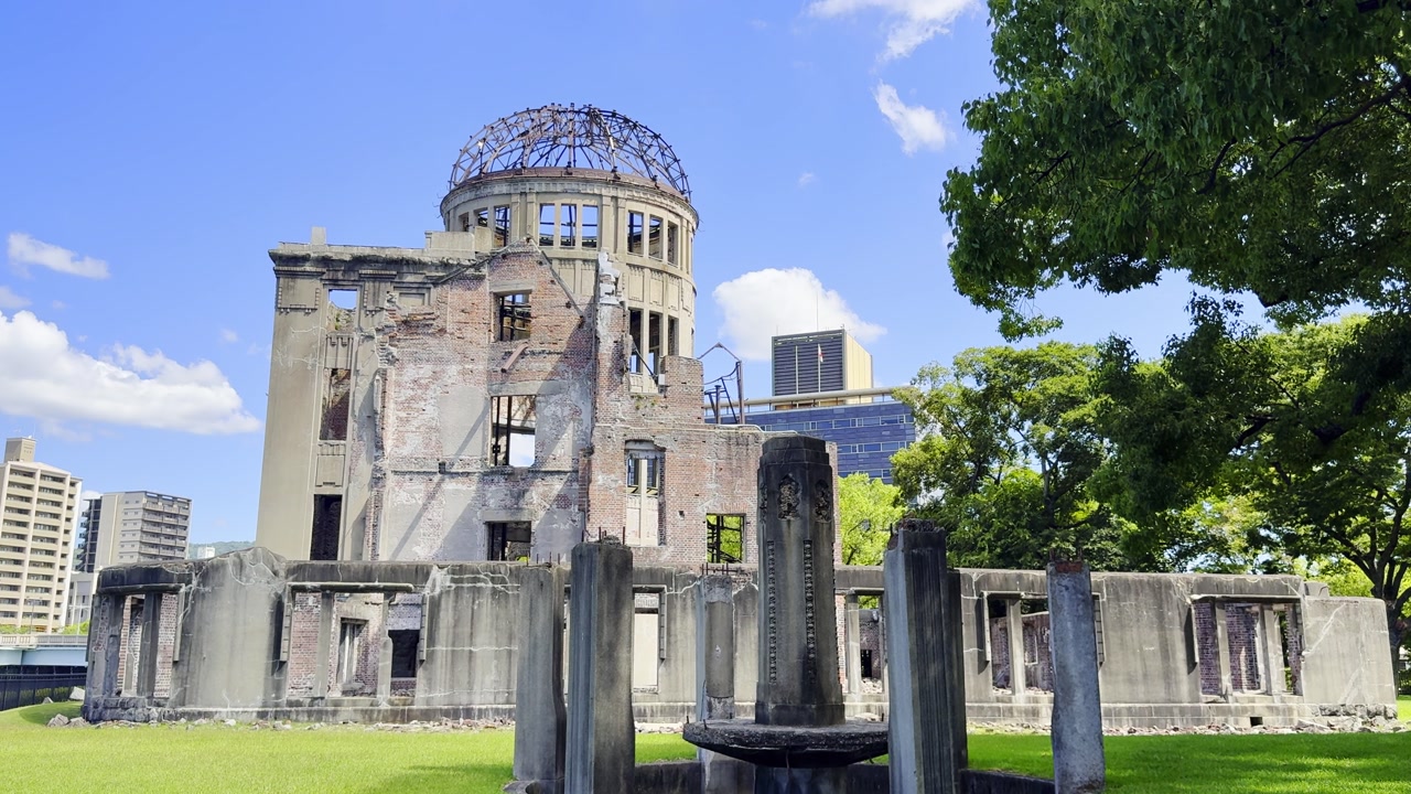 The Atomic A-Bomb Dome in Hiroshima stands as a preserved reminder of history and a powerful symbol of peace in Japan.
