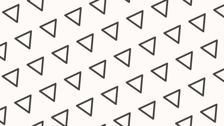 Black triangles geometric pattern