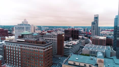 aerial grand rapids michigan city