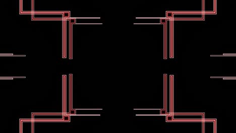 pulsation pattern of red-white squares