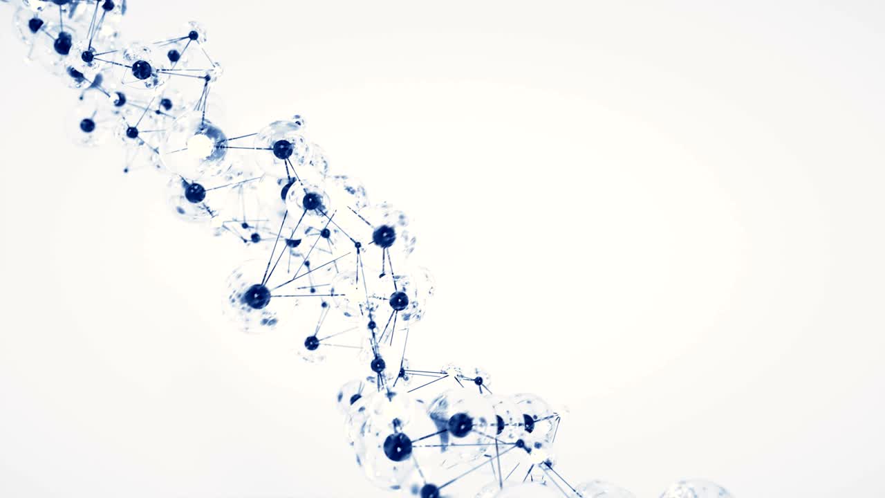 4k red molecular abstracta.