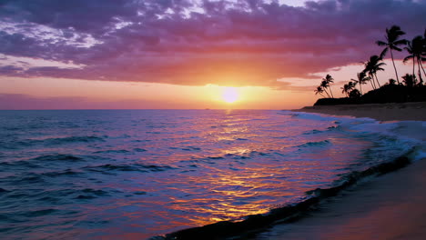 sunset beach paradise