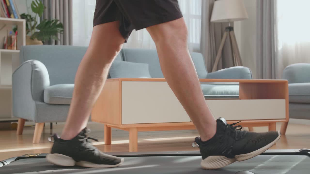 Man Walking in Home Interior