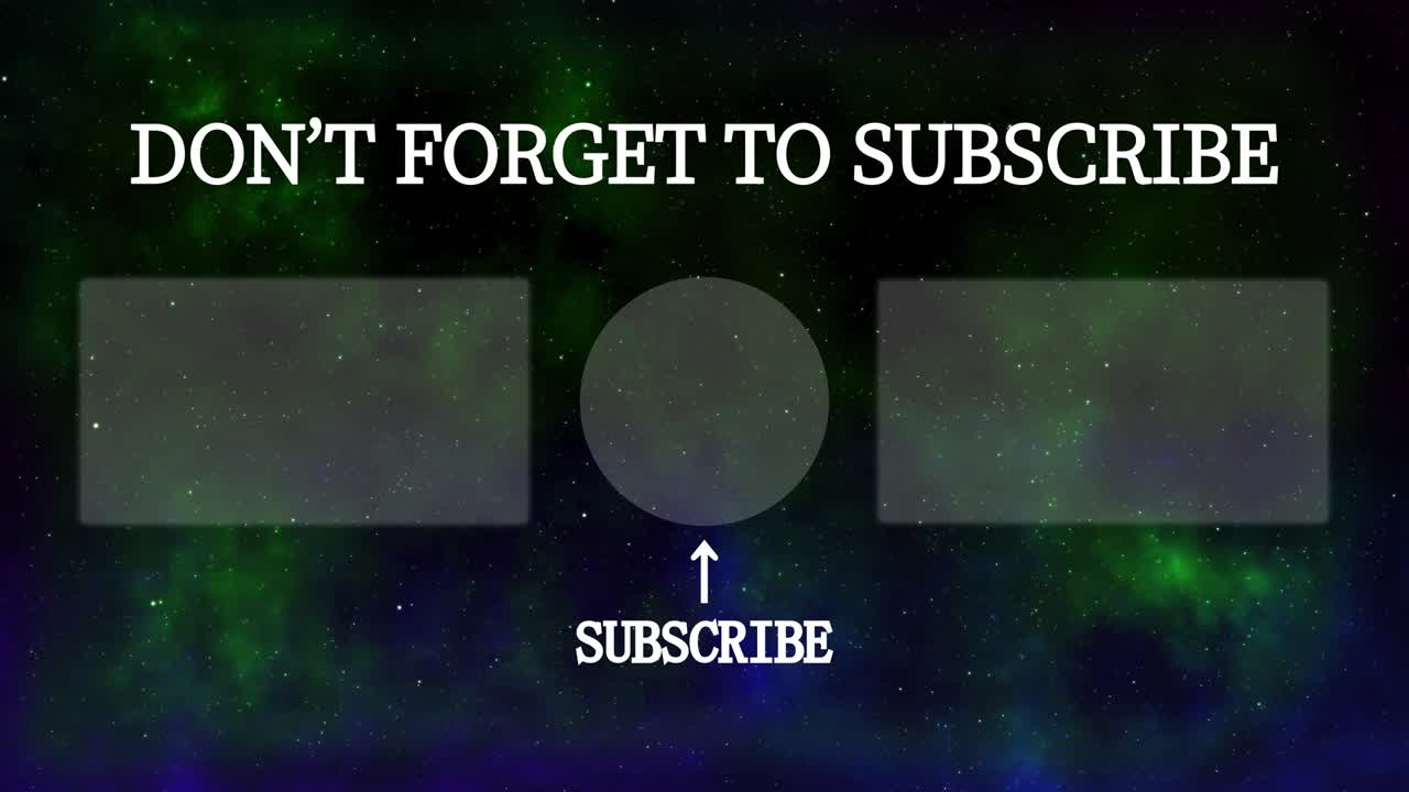 espacio galaxia tarjeta de finalización pantalla de finalización gráficos de movimiento