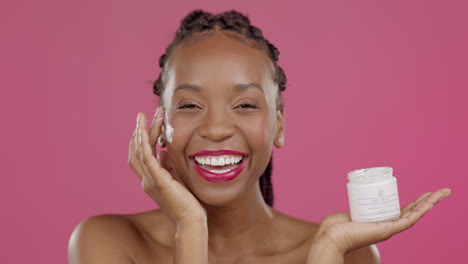 laughing black woman, face