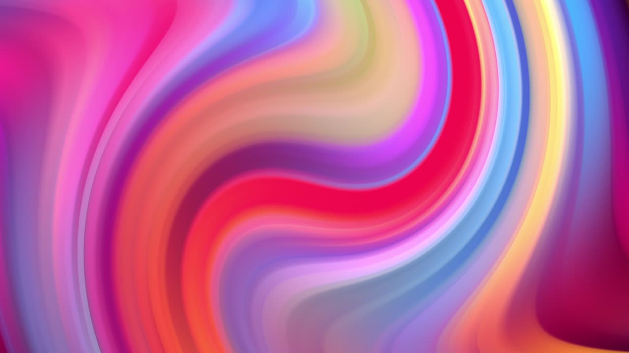 el gradiente de los colores del arco iris se desplaza cíclicamente en bucle. es un hermoso fondo abstracto de 4k con animación de bucle sin fisuras para presentaciones de vacaciones o cosas de moda en estilo de diseño en movimiento.