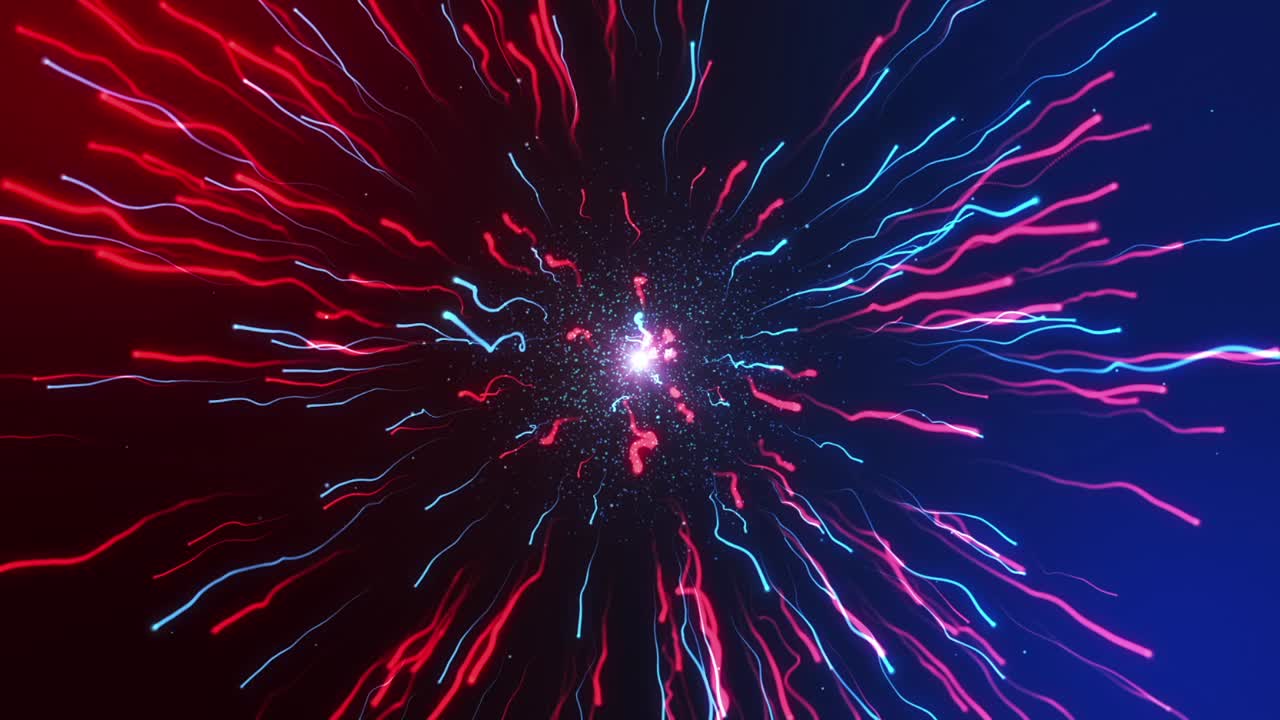 Abstract Light Energy Particles