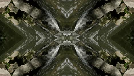 caleidoscopio de tomas de la naturaleza, wissahickon creek