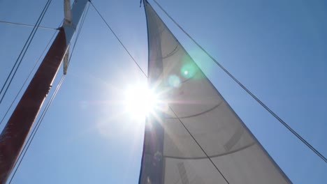 un velero navegando en el sol