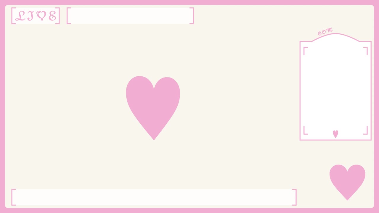 Card heart Looping streaming background. 1080p.mp4