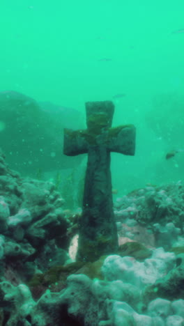 underwater cross