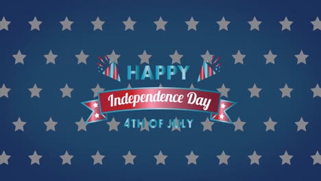 Animation-of-4th-of-july-happy-independence-day-text-over-stars-on-blue-background