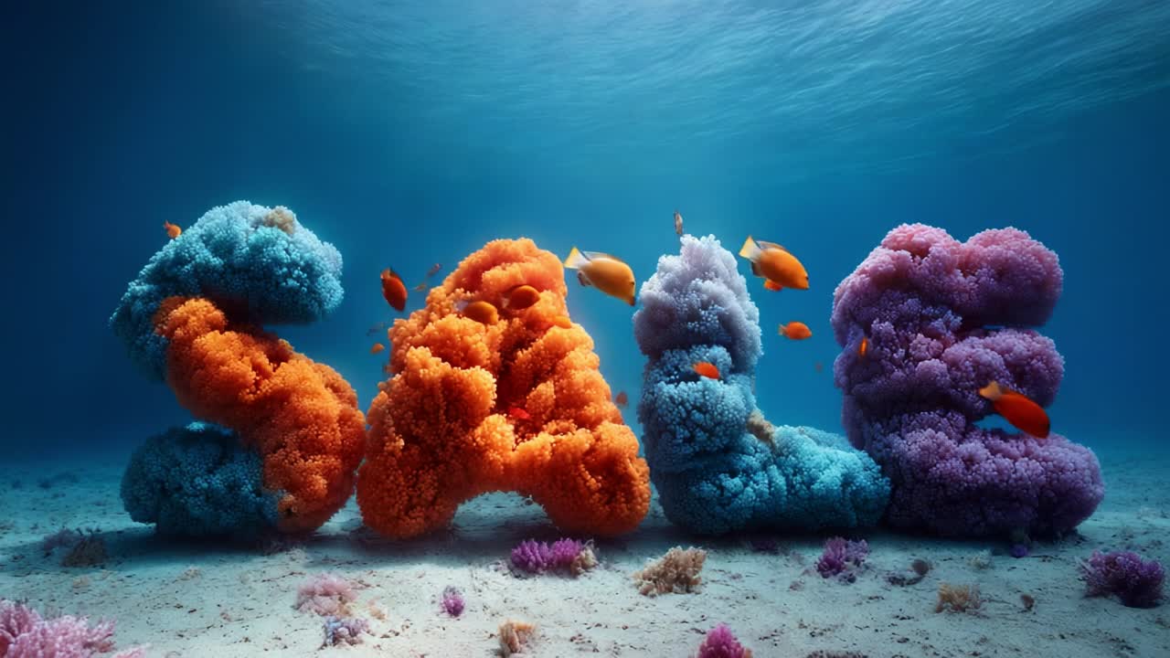 Underwater Sale: A Vibrant Display of Colorful Coral Formations and Tropical Fish Amidst a Peaceful Ocean Scene, Highlighting Nature’s Beauty in a Unique and Engaging Way