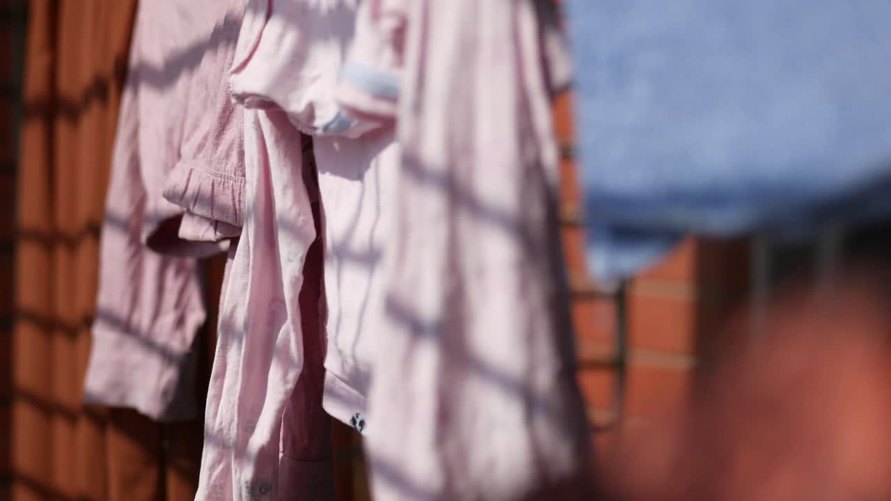 сушка белья на веревке