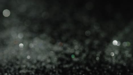 brillo sobre un fondo negro