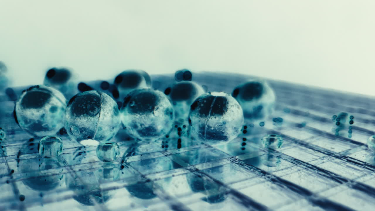 Abstract Microscopic Spheres